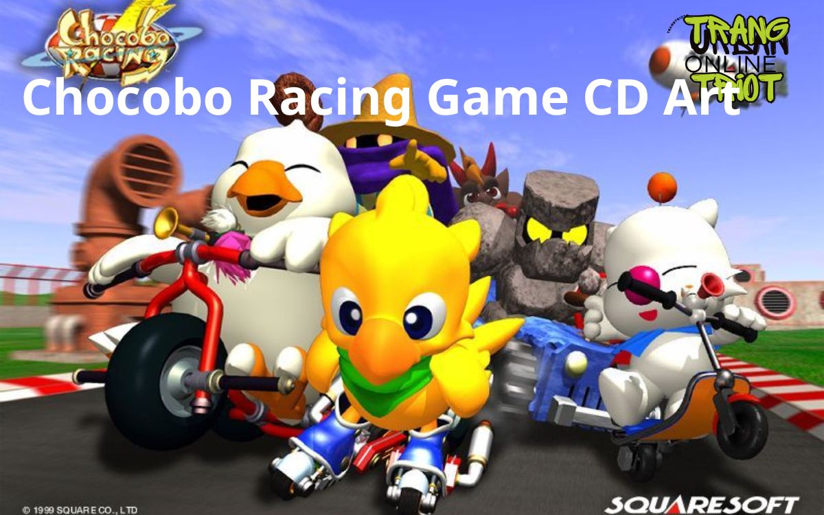 Chocobo Racing Game CD Art